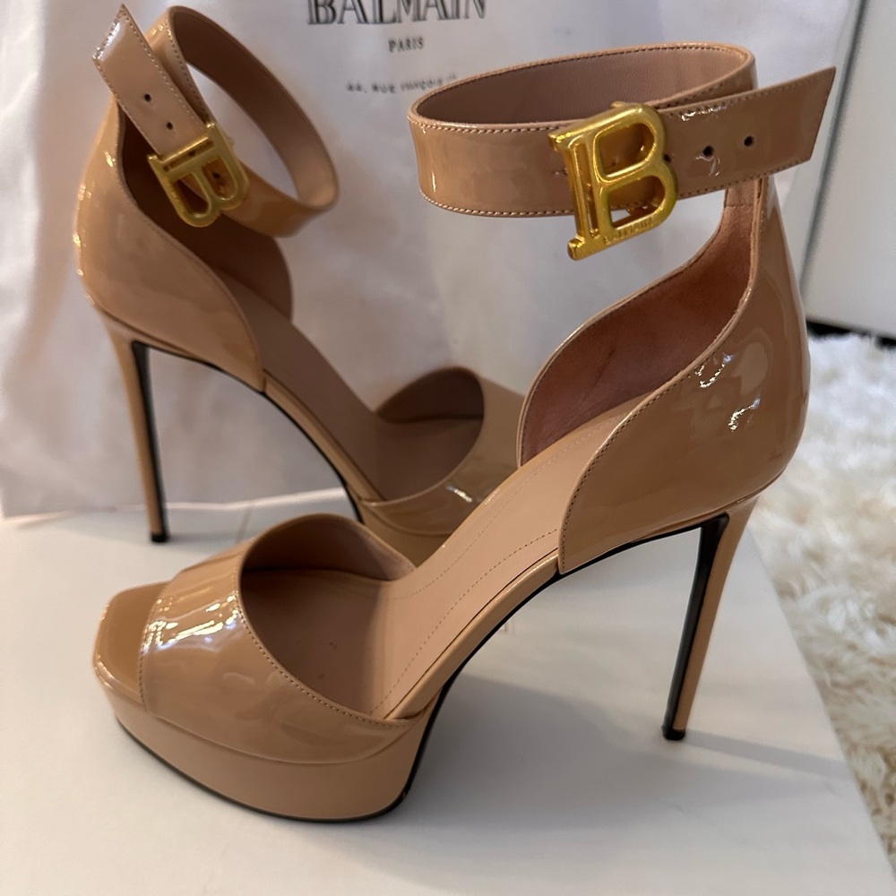 Balmain Nude Pink Heel